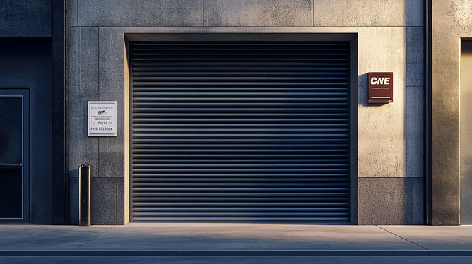 Porta de Aço de Enrolar Automática Preço Acessível