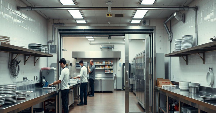 Porta Vai e Vem para Cozinha Industrial: 7 Vantagens Incríveis