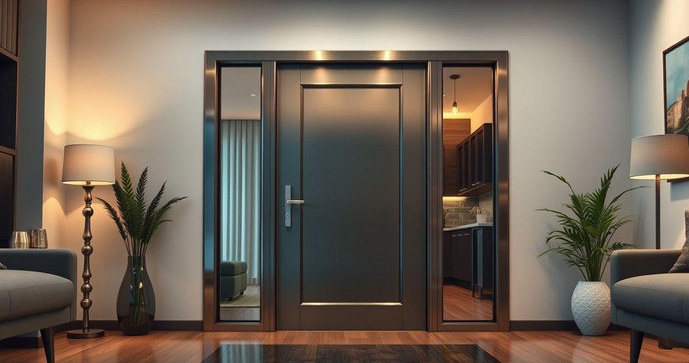 Como Escolher Portas de Aço para Sala que Unem Estilo e Segurança