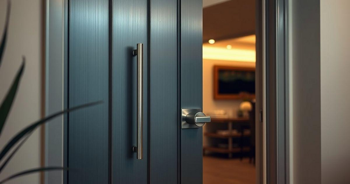 Portas de aço para sala que proporcionam segurança e estilo