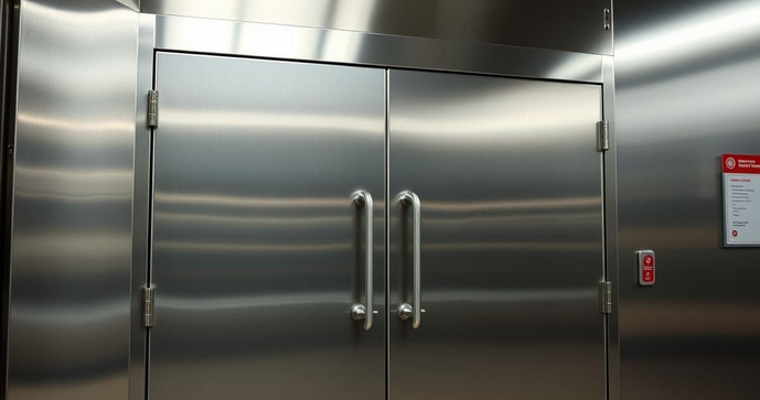 Porta vai e vem para cozinha industrial: como escolher a melhor opção para sua cozinha profissional