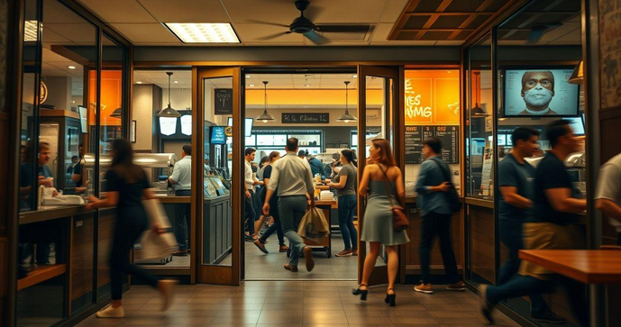 Porta vai e vem para restaurante: como escolher a ideal para seu negócio
