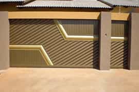 Porta automática de vidro com sensor