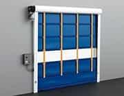 porta industrial basculante
