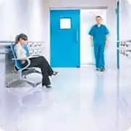 Porta automática para hospital